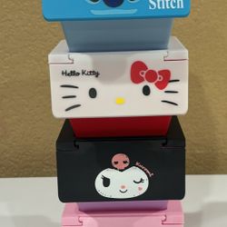 Hello kitty And stitch Containers