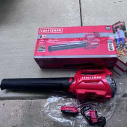 CRAFTSMAN 20-volt 340-CFM 90-MPH Battery Handheld Leaf Blower 2 Ah Battery and Charger Included NEW