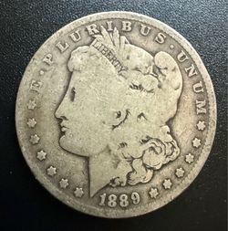 1889-O Morgan Silver Dollar Well Circulated