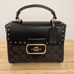 Coach Top Handle Satchel With Strap