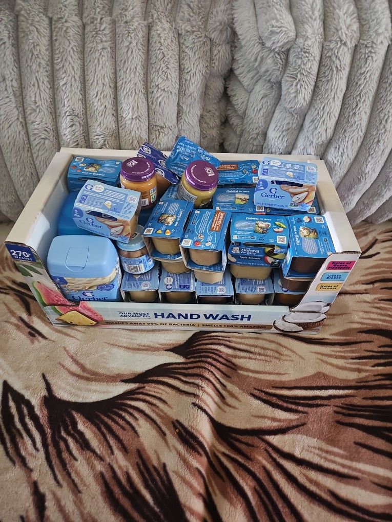 Gerber Baby Food And Cereal