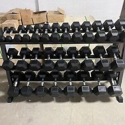 Dumbbells $1.35 per pound,  New 
