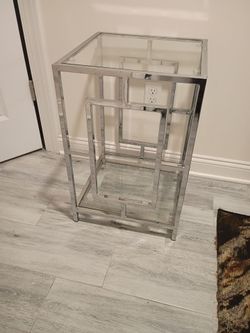 Chrome night stand