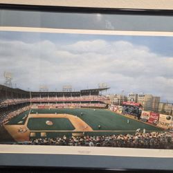 Ebbets Field Brooklyn Dodgers Lithograph Limited Edition 