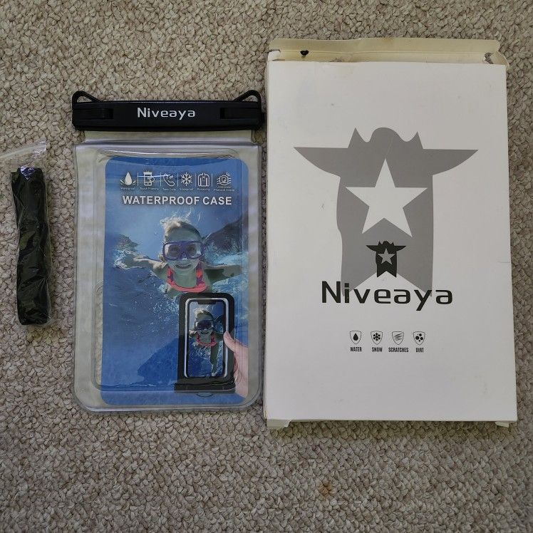 Niveaya Double Space Waterproof Phone Pouch - Waterproof Phone Lanyard Case