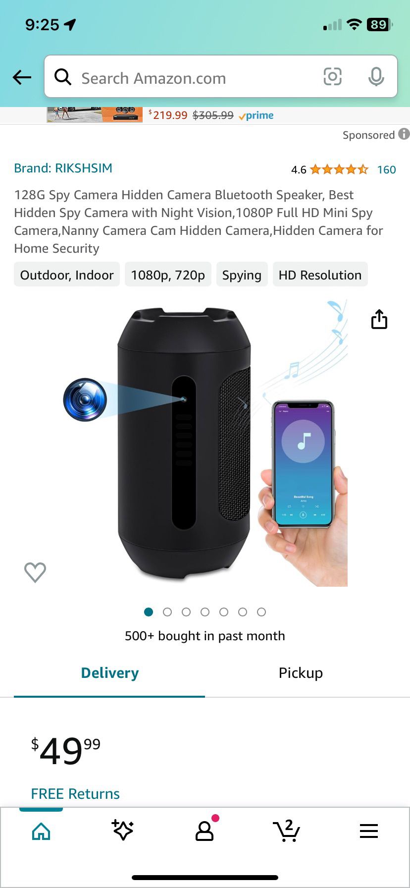 Bluetooth Speaker/camera