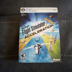 Microsoft Flight Simulator X Expansion Pack PC DVD Game - Brand New - Sealed