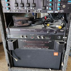 DJ / Audio Equipment In Heavy Duty Rack