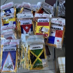 NEW 4X3 Mini Banner Many Countries