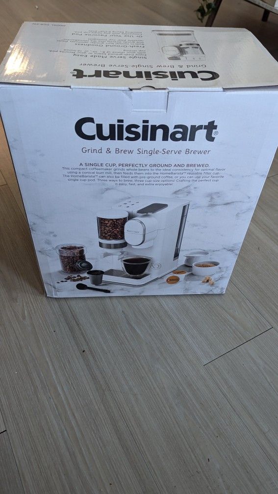 Brand New Cuisinart Single Serve Coffee Maker