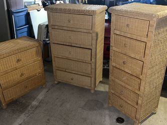 Dresser Straw Set For Bedroom