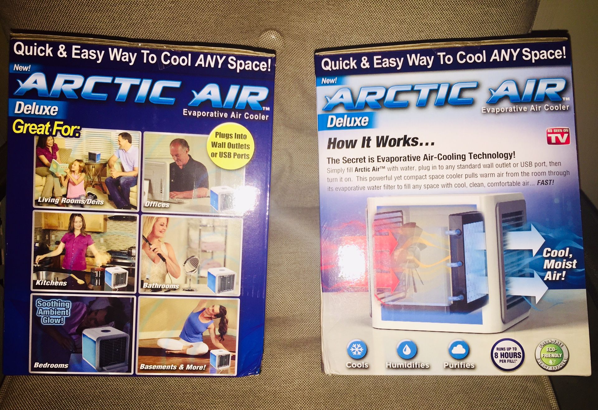 Brand new Arctic Air portable all in one, air cooler, humidifier, purifier.