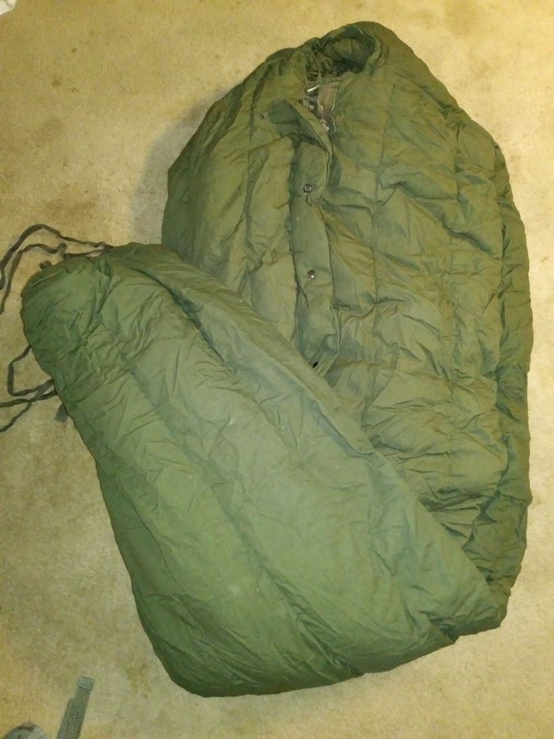 Extreme cold weather sleeping bag