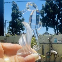 Swarovski Crystal Seahorse Figurine