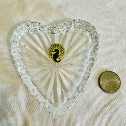 waterford crystal heart trinket