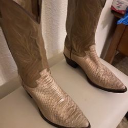 Authentic Boa Snake Boots