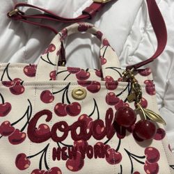 Cherry Coach Purse Set Of 