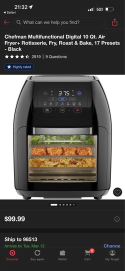 Chefman Air fryer + rotisserie