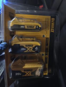 DeWalt 20v Max Power Tool Battery 3+Pack New