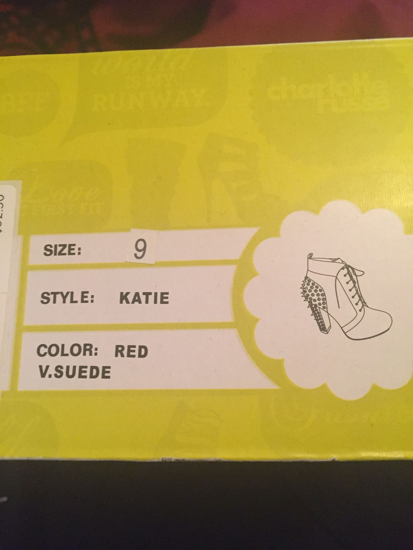 Red heels size 9