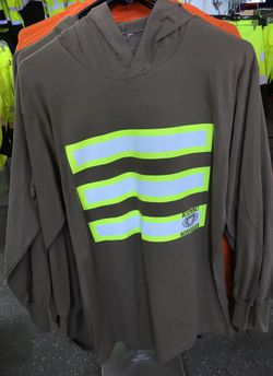 High Visibility long sleeve with hoodie