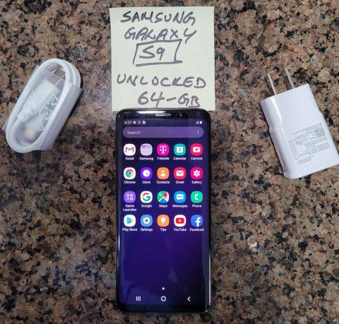 Samsung Galaxy S9 Unlocked 64 GB with Excellent Battery Life