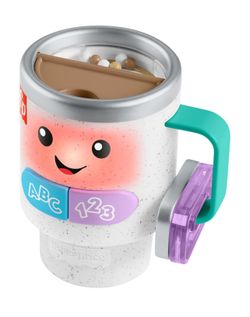 Fisher-Price Laugh & Learn, Wake Up & Learn Coffee Mug "Stanley Cup/Tumbler" NEW