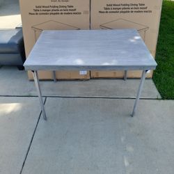 Solid Wood Folding Dining Table 