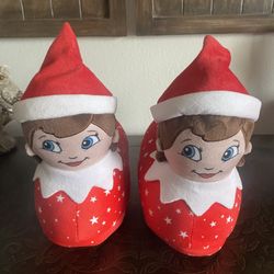 Elf on the Shelf Adult Slippers Sz 7-8