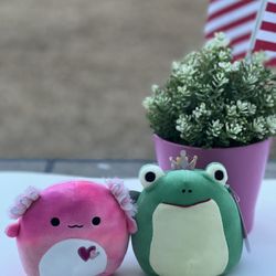 2 squishmallow 5”