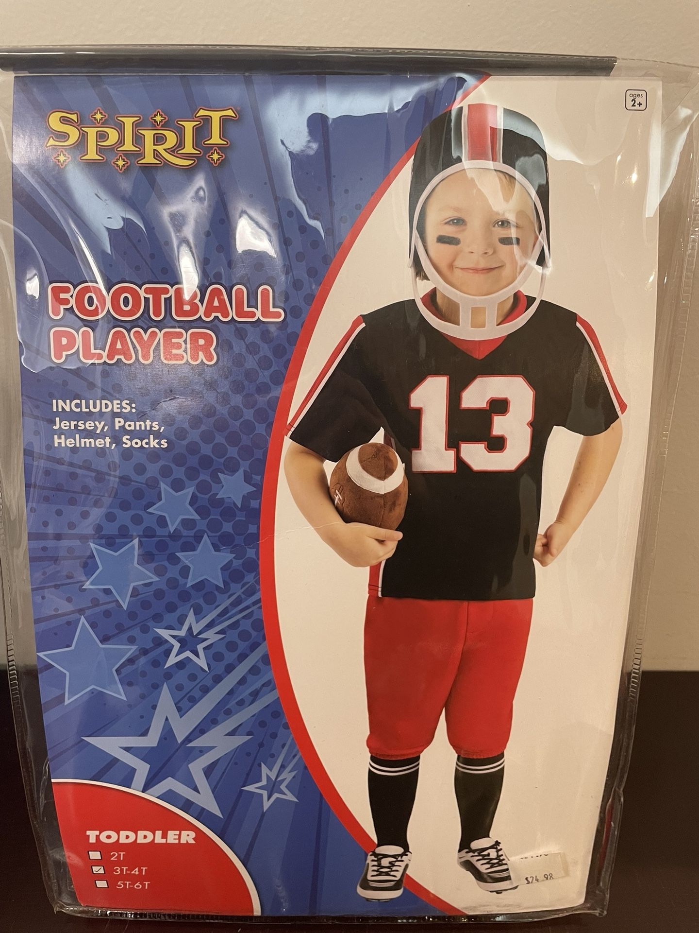 Toddler Halloween Football Player Costume