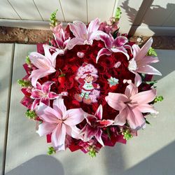 Strawberry Shortcake Valentines Bouquet Ramo Buchon 