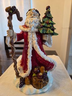 Christmas santa made by home  interiors