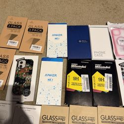 phone cases and screen protectors 