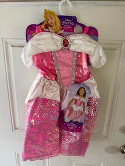 Disney Princess Aurora Dress Girls Size 4-6x