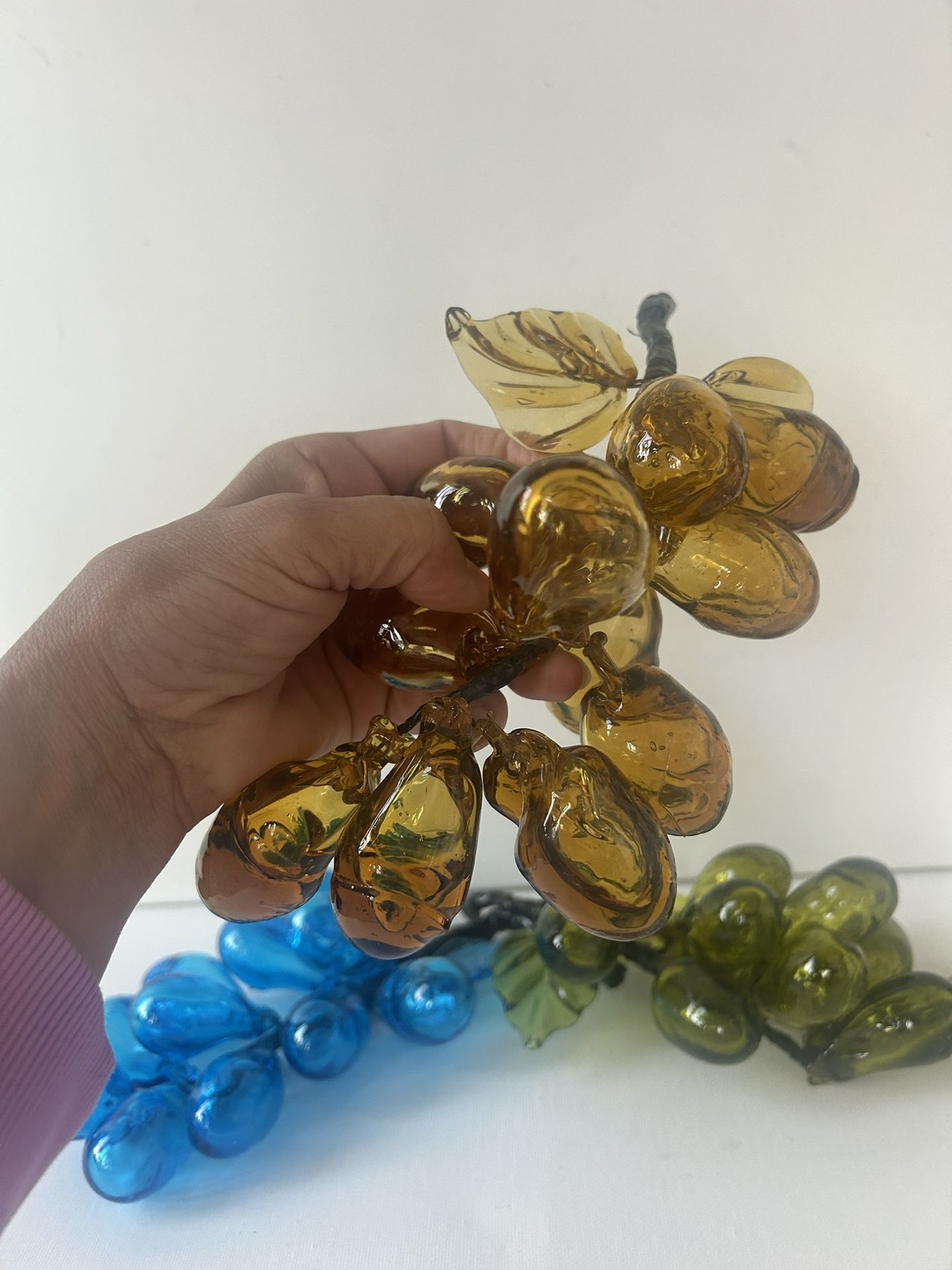 Vintage Glass Grapes