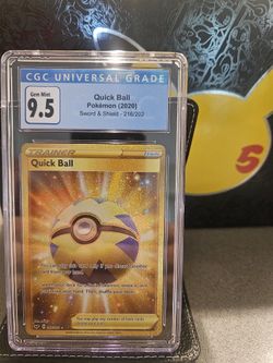 Quick Ball #216 Pokemon Sword & Shield CGC 9.5