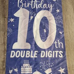 10th Birthday Sign