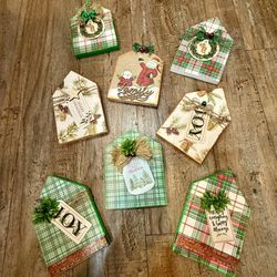 Rustic Wood Christmas Houses - Murrieta