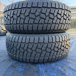 (2) 265/70/16 Advanta All-Terrain Used Tires 
