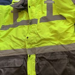 Hi-vis Rain/snow Jacket 