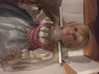 Porcelain doll sleeping beauty