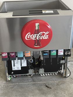 8 Flavor Side Fountain With Ice maker