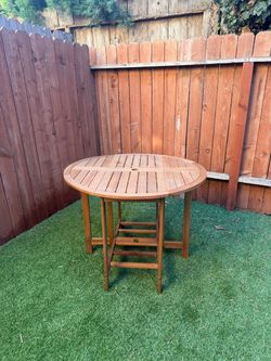 Acacia Folding Table
