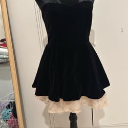 Sophia Velvet A-line Mini dress Medium