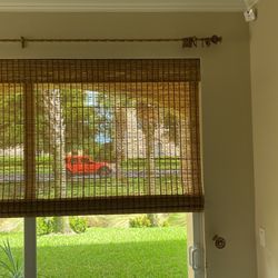Calico Curtain Rod & Hardware For an 8’ Sliding Door