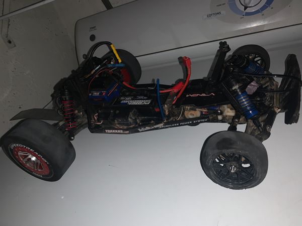 rustler drag car