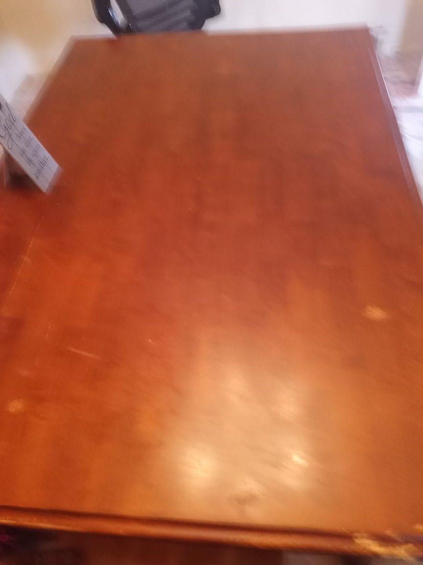 I Have A Dining Room Table Got It From Raymour And Flanigan Paid $1,500 For It But It Needs The Chairs All The Chairs Are Broken But It's A Good Table