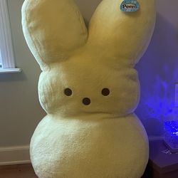 38" jumbo Large peeps plush Yellow Easter bunny Rabbit Peep