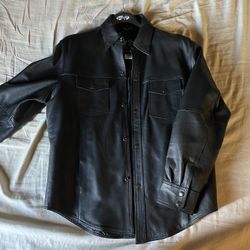 Leather Jacket (with Gun Pocket) 